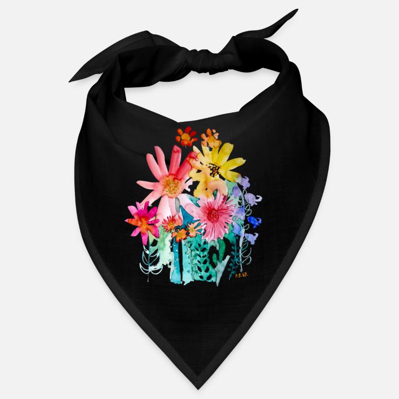 Bouquet aquarelle Bandana
