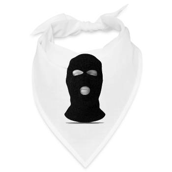 Full Face Hole Balaclava Ski Mask - Bandana - Weiß - Vorne