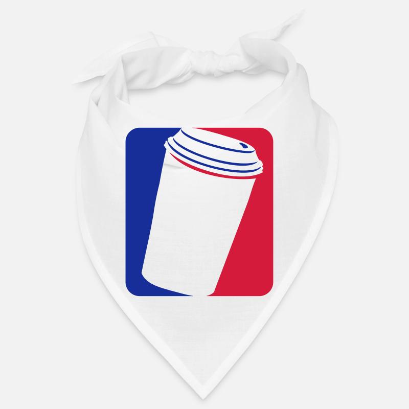 Blue Red Coffee Mug Bandana