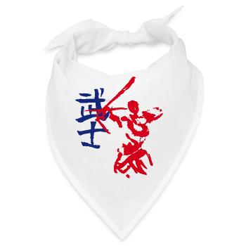 Bogenschütze - Krieger Symbol - Bandana - Weiß - Vorne