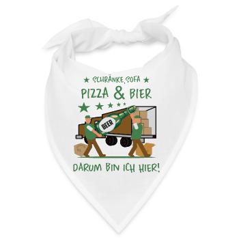 Umzugs Helfer - Bandana - Weiß - Vorne