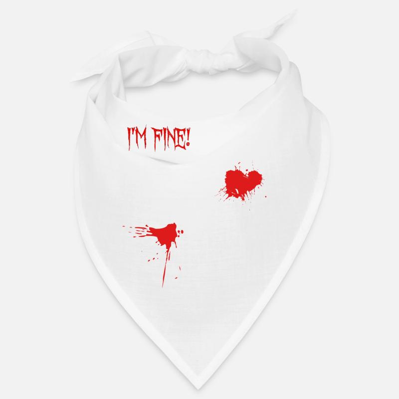 I’m Fine Blutspritzer Bandana