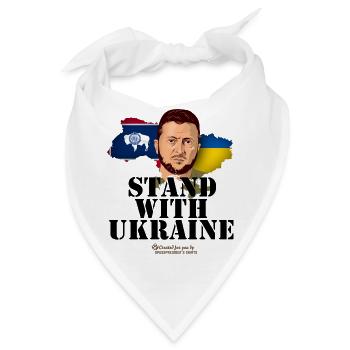 Ukraine Wyoming - Bandana - Weiß - Vorne