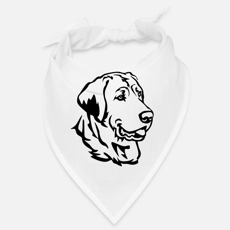 Broholmer Kopf - Bandana - Weiß