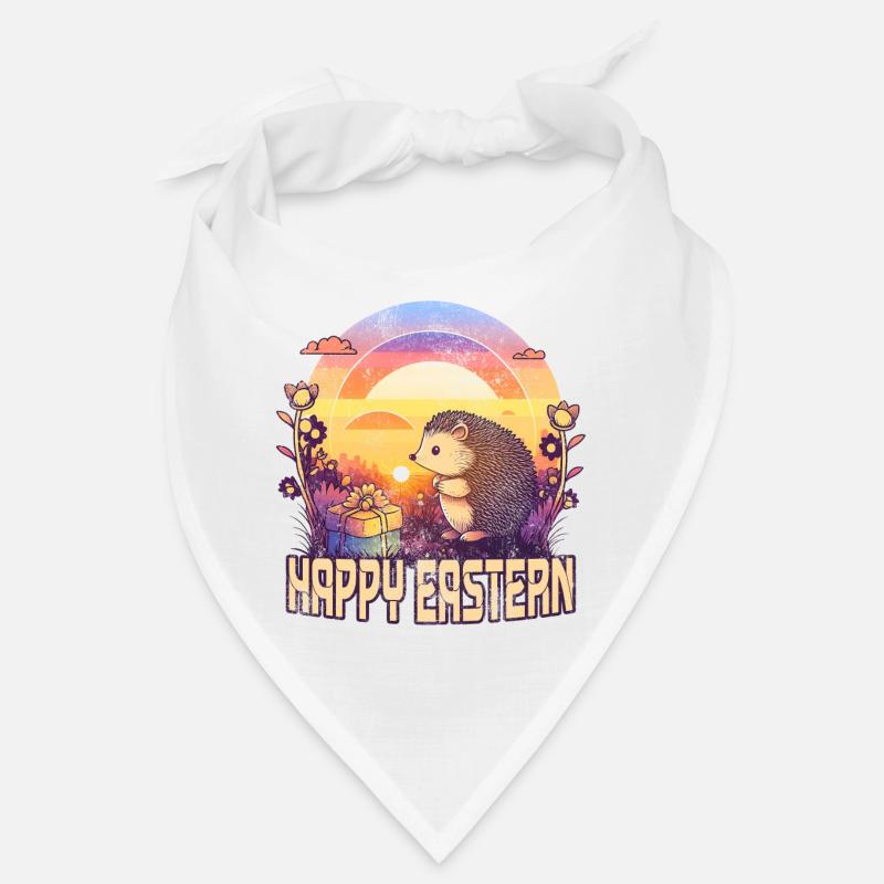 Happy Easter Hedgehogs Bandana