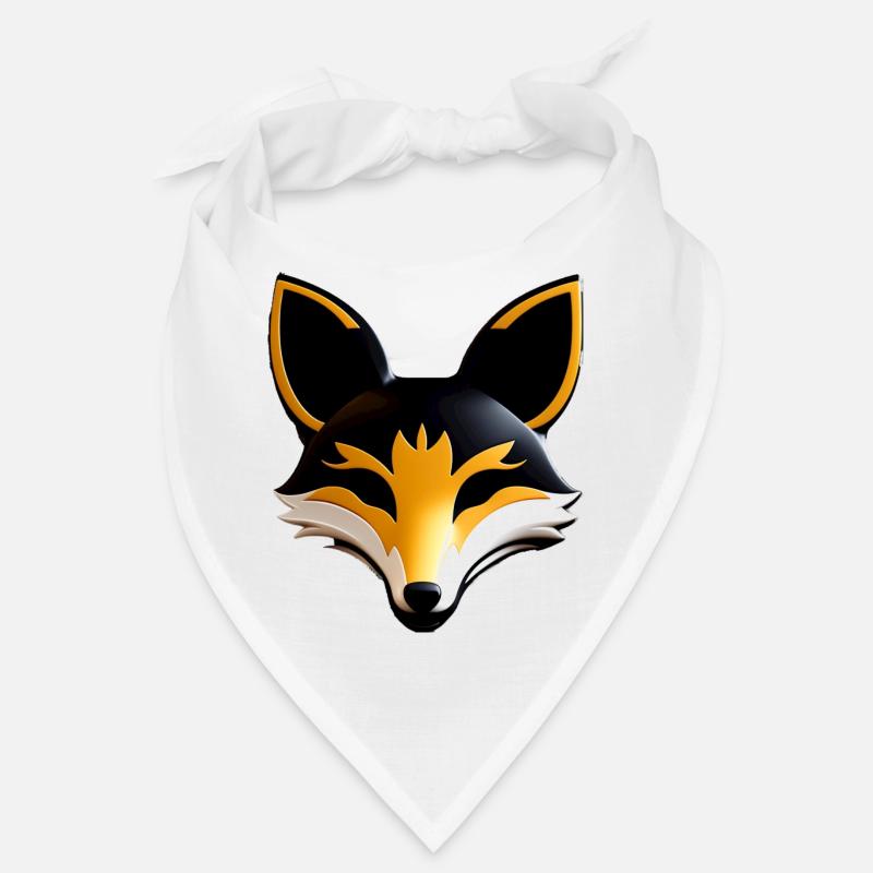 Fennec-Logo - Bandana - Weiß