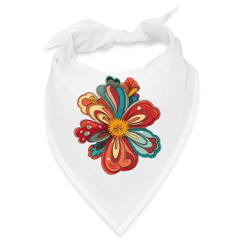 izup2u flower - Bandana - Weiß - Vorne
