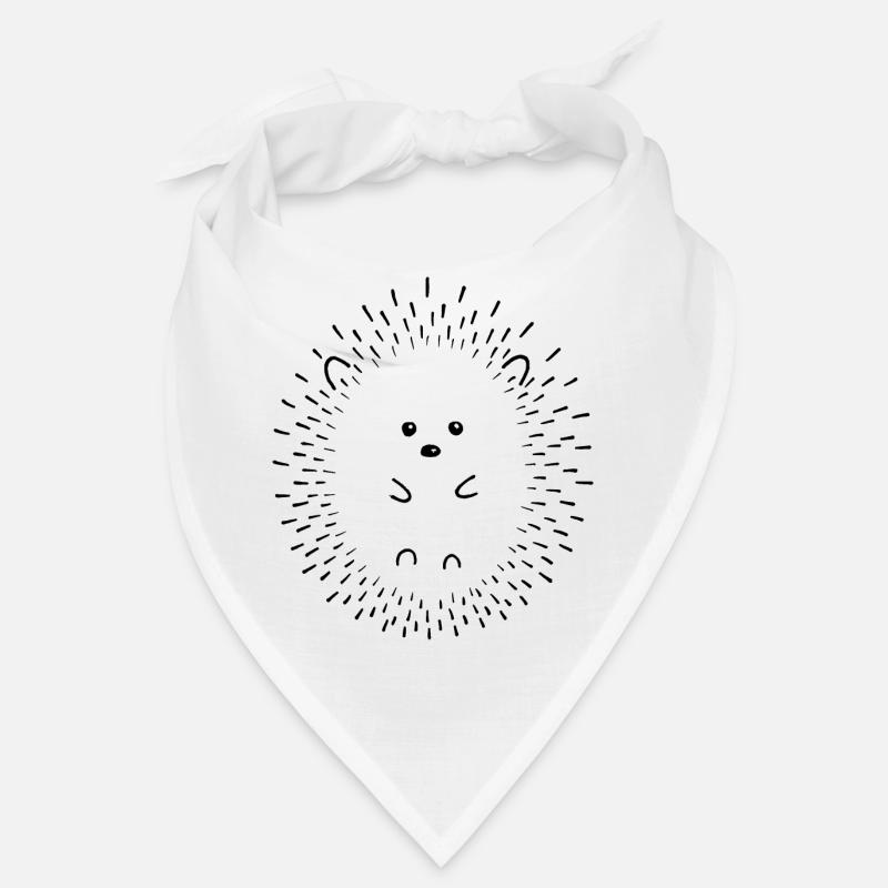 Hérisson Art au trait Bandana
