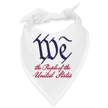 Wir, das Volk 2 - Bandana - Weiß - Vorne