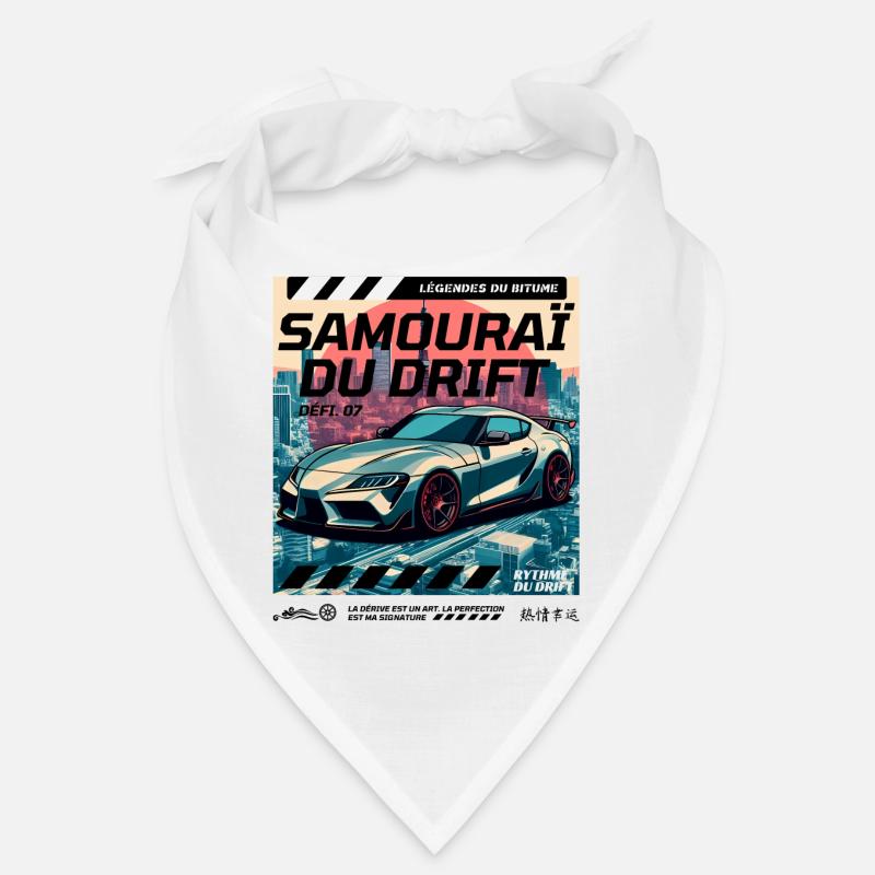 Samourai Drift - Bandana - blanc