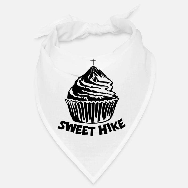 Randonnée sucrée - Cupcake Mountain [Noir] Bandana