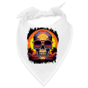 cool quote balloons statement back print jokes - Bandana - Weiß - Vorne