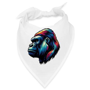 Gorilla - Bandana - Weiß - Vorne