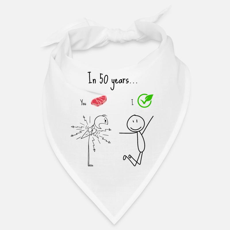 "Fleisch vs. Vegan: 50 Jahre später", Geschenk Bandana