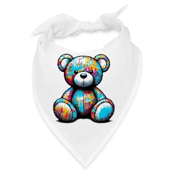 Orso orsacchiotto Teddybär - Bandana - Weiß - Vorne