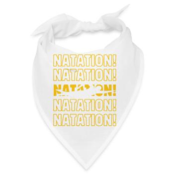 Schwimmen Schwimmen Schwimmen - Bandana - Weiß - Vorne