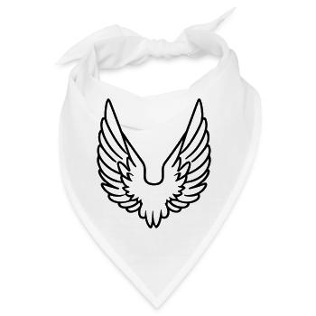 Engelsflügel - Bandana - Weiß - Vorne