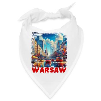 Warschau - Bandana - Weiß - Vorne