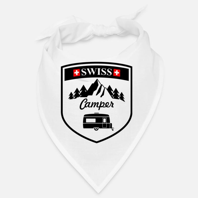 Wohnwagen Schweizer Camper schwarz Bandana