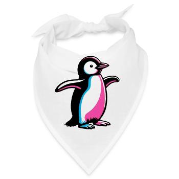 Pinguin - Bandana - Weiß - Vorne