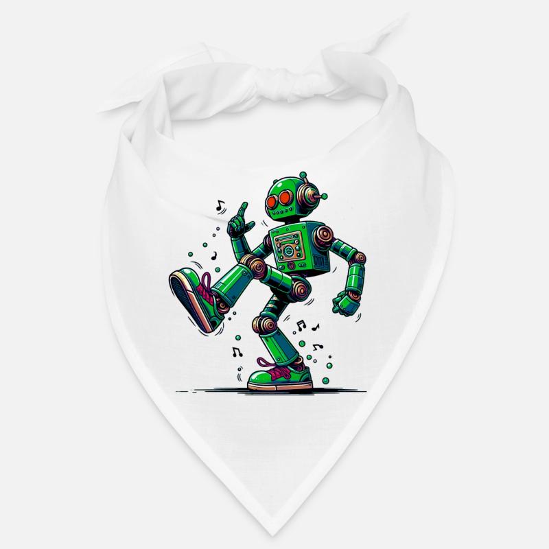 Extraterrestrial alien robot dances Bandana