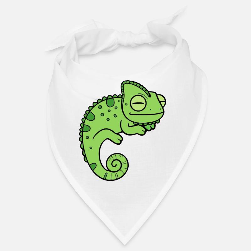 Caméléon - Bandana - blanc
