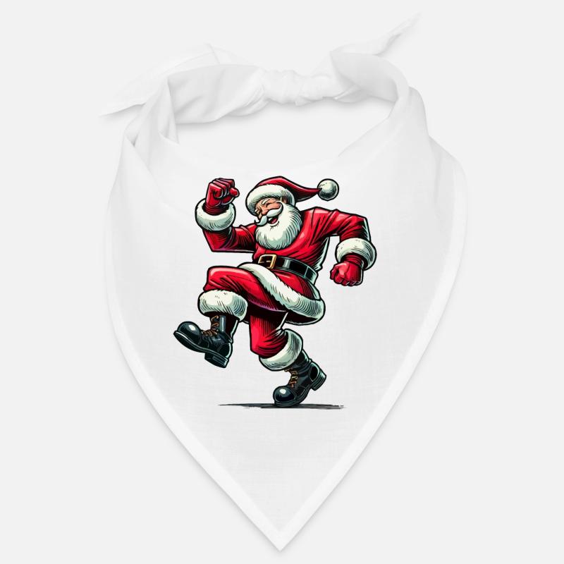 Nikolaus Weihnachtsmann - Bandana - Weiß