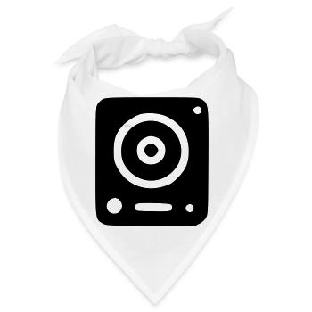 Musik-Lautsprecher - Bandana - Weiß - Vorne