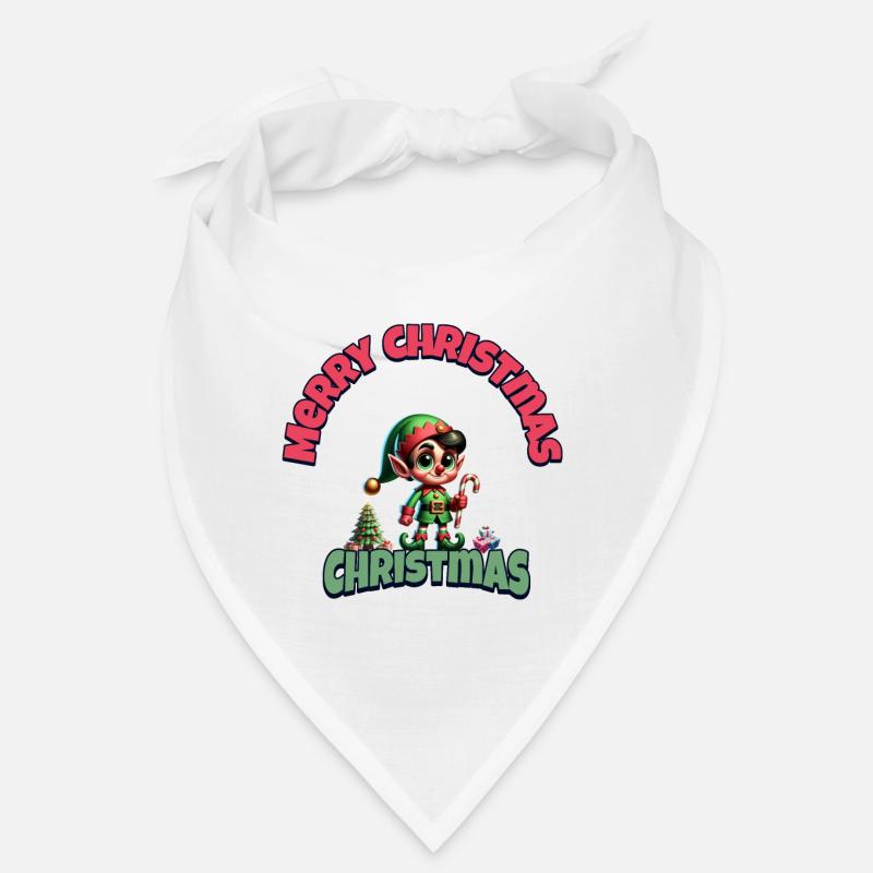 Merry Christmas Elf Bandana