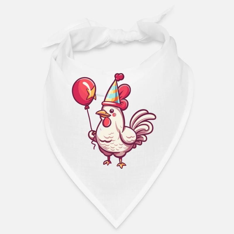 Hahn Geburtstag Comic Bandana