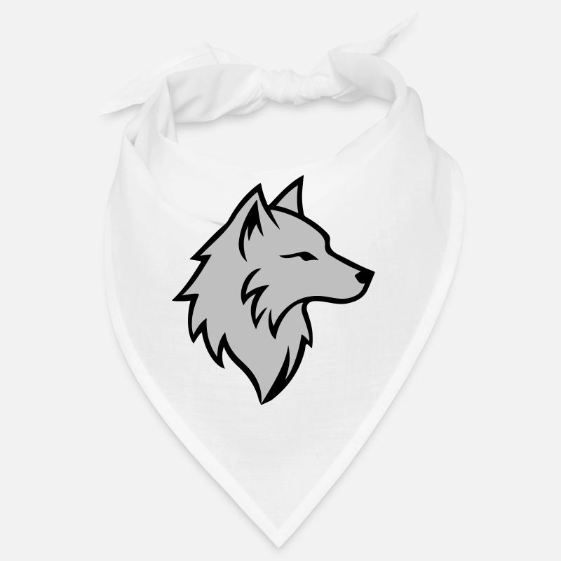 Wolf Logo Animal Bandana