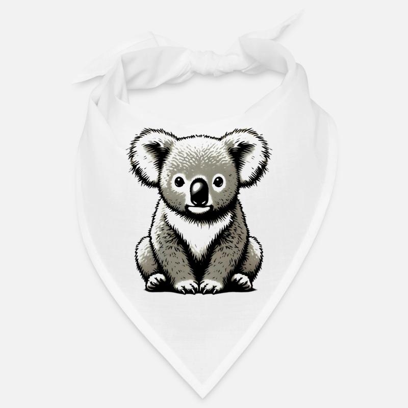 Koala - Bandana - Weiß