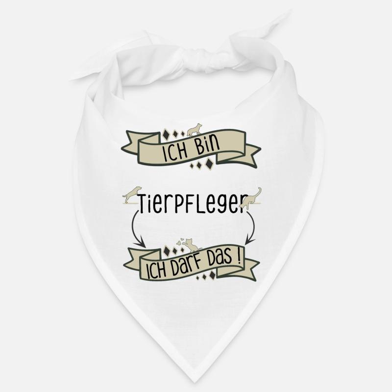 Lustiger Tierpfleger Spruch - ich darf das Bandana