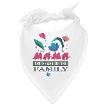 Mama Muttertag - Bandana - Weiß - Vorne