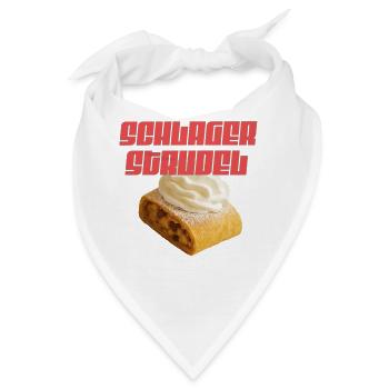 Schlager Strudel Crowd Energy - Bandana - Weiß - Vorne