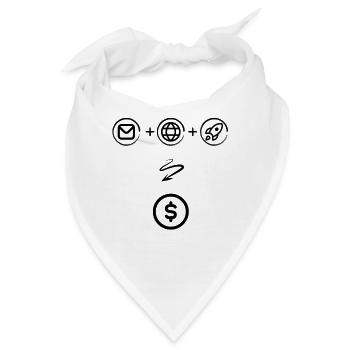 Entdecke die geheime Erfolgsformel... oder so ähnl - Bandana - Weiß - Vorne