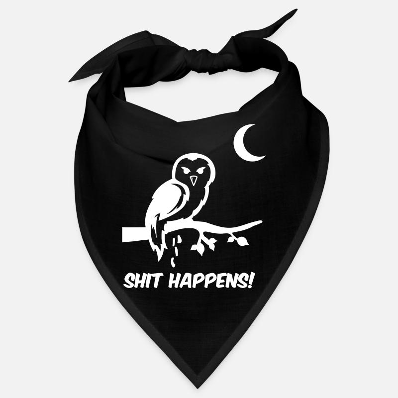 Owl Shit Happens Bandana