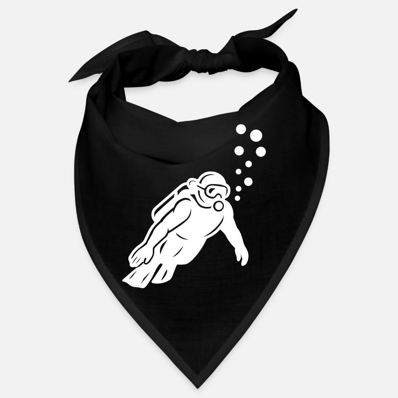 Silhouette de plongeur Bandana