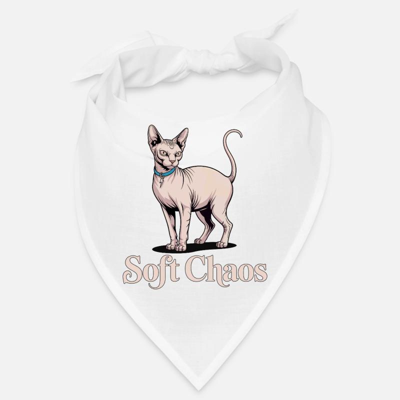 Soft Chaos Sphynx Katze Bandana