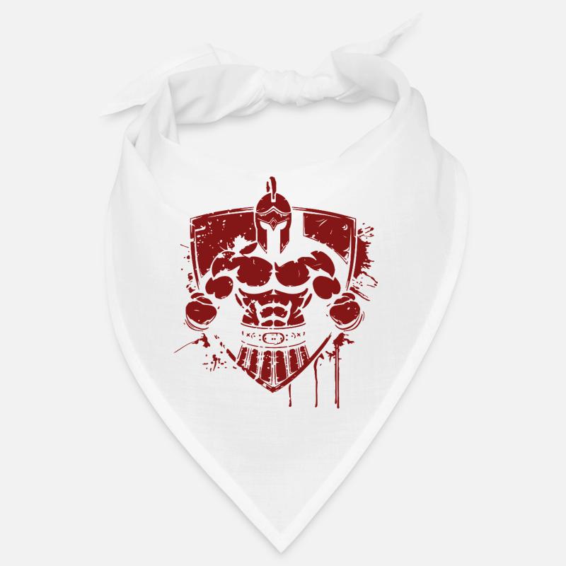 Warrior in armor with shield Bandana