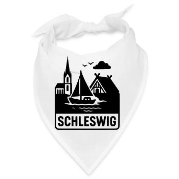 Schleswig Silhouette - Bandana - Weiß - Vorne