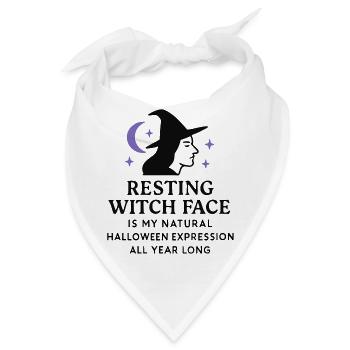Halloween - Hexe - Bandana - Weiß - Vorne