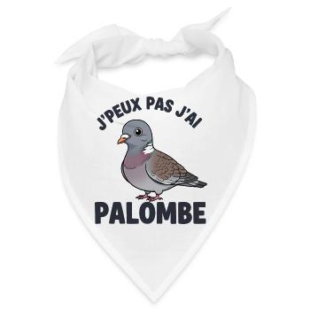 Chasseur Palombe Tradition Sud Ouest Palombière - Bandana - Weiß - Vorne