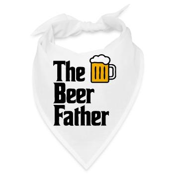 Das Stil des Beer Father Mafia-Stils - Bandana - Weiß - Vorne