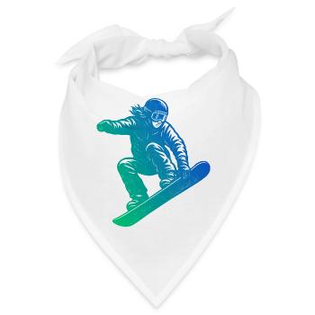 Direkte Snowboard Aussage - Bandana - Weiß - Vorne