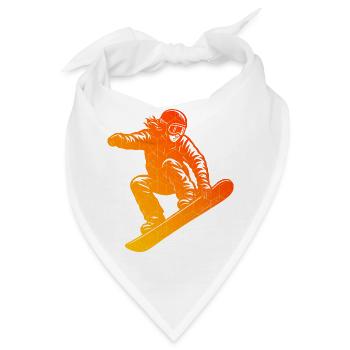 Snowboard Stil für jeden Anlass - Bandana - Weiß - Vorne