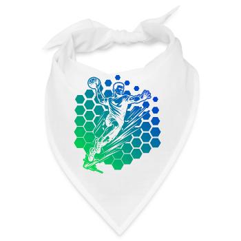 Ein Must Have für echte Handball für Männer - Bandana - Weiß - Vorne