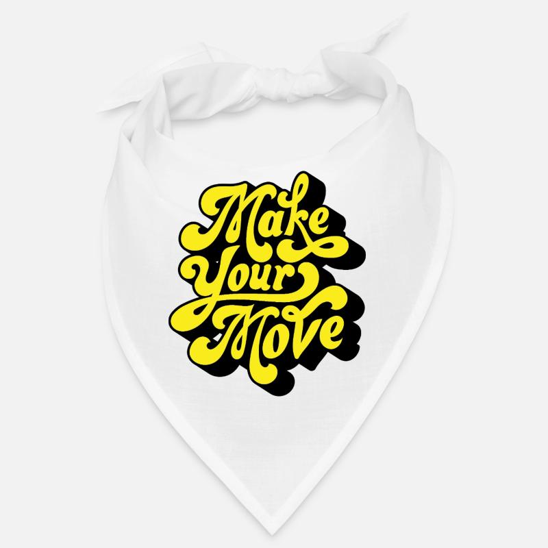 Mach deinen Schritt – Neon-Skript Bandana