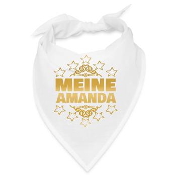 Amanda als Ehefrau - Bandana - Weiß - Vorne