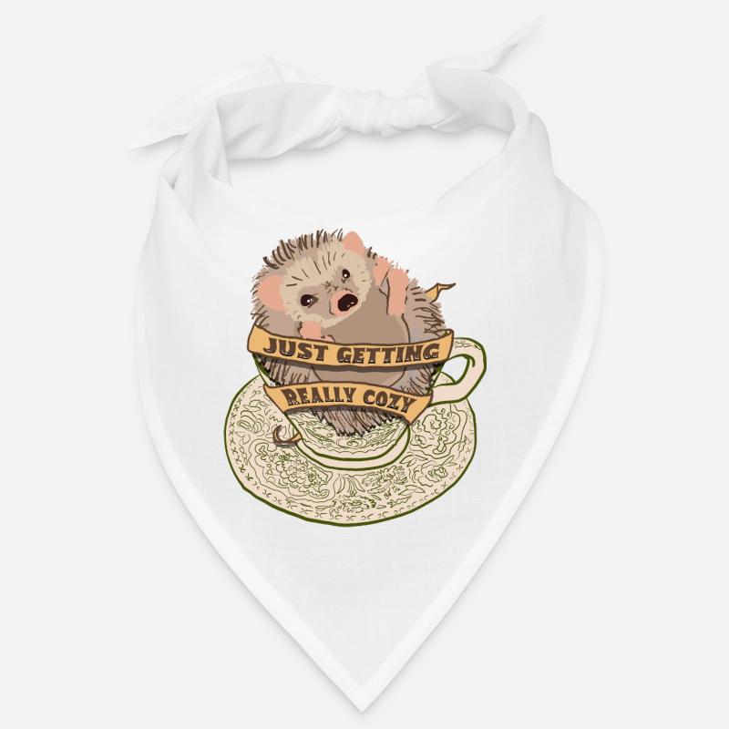 Cuddly hedgehog in teacup Bandana
